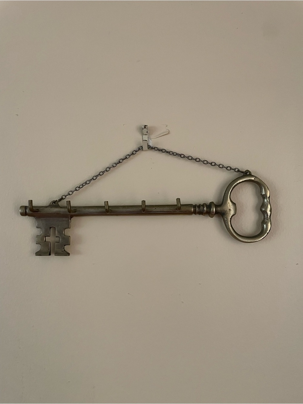Antique-Style Brass Key Wall Decor